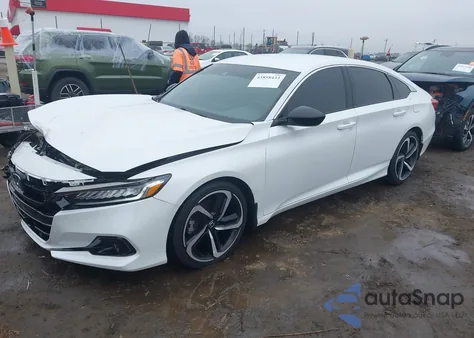 2022 Honda Accord Sport z USA, uszkodzony, nr VIN 1HGCV1F33NA037889